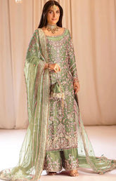 TABYA RAW SILK TABEER PISTACHIO