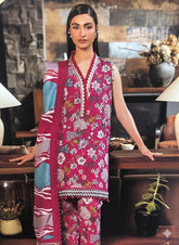 3 Pc Unstitched Printed Khaddar Suit