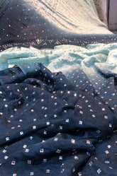 3 Piece Unstiched Silk Stone Work Suit