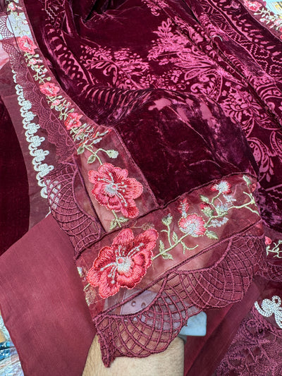 VELVET PALACHI 3PC MBP MEROON