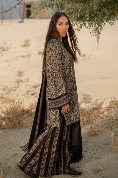 MARIA.B KHADDAR KH-04 CHARCOAL GREY