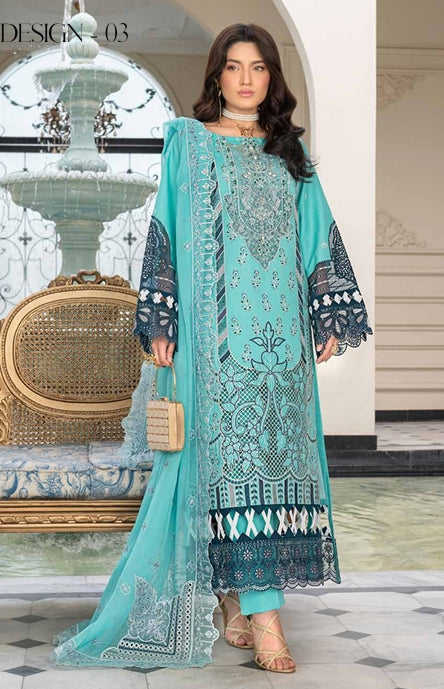 JJ Embelish Lawn Article By R.A Fabrics